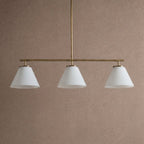 Wescott Linear Cone Chandelier - BlackMilkManorlights