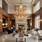 Zaira Opulent Chandelier - ∅ 62.2″ x H 82.7″Brass & ClearManorlights