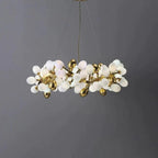 Zenora Modern Grape Round Chandelier - Small: 31.5" DBlushlighting