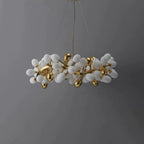 Zenora Modern Grape Round Chandelier - Small: 31.5" DBlushlighting